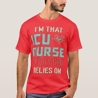 Icu Nurse Nursery Akut Ambulance Kärlek Funny T Shirt