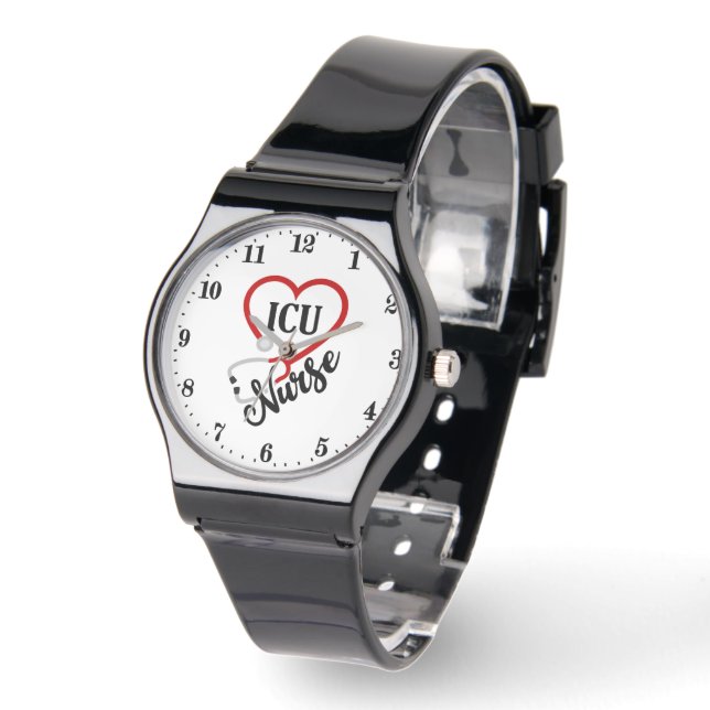 ICU Nurse ord art Armbandsur (Vinkel)