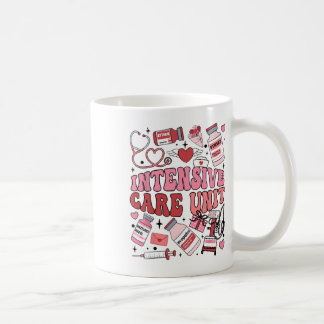 Icu Nurse Valentine Day Intensive Care Unit Team Kaffemugg
