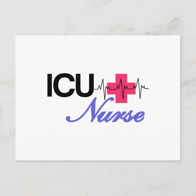 ICU Nurse Vykort (Framsida)