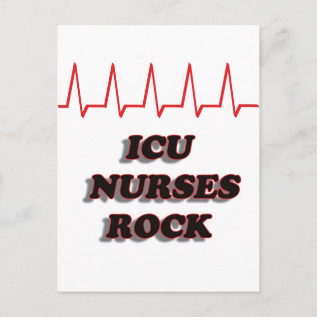 ICU NURSES STEN VYKORT (Framsida)