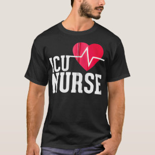 ICU sjukhushälsovårdssjukhus Akut R RN T Shirt