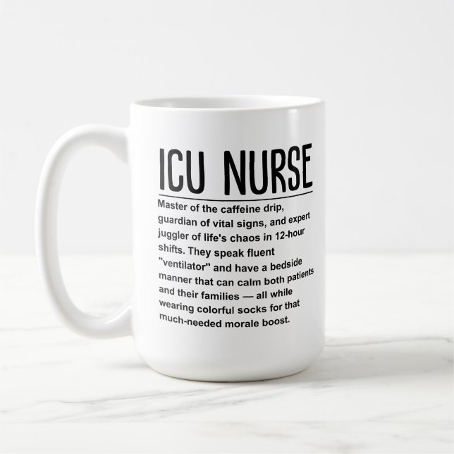 ICU-sjuksköterska Kaffemugg (Vänster)