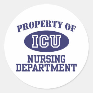 ICU-sjuksköterska Runt Klistermärke