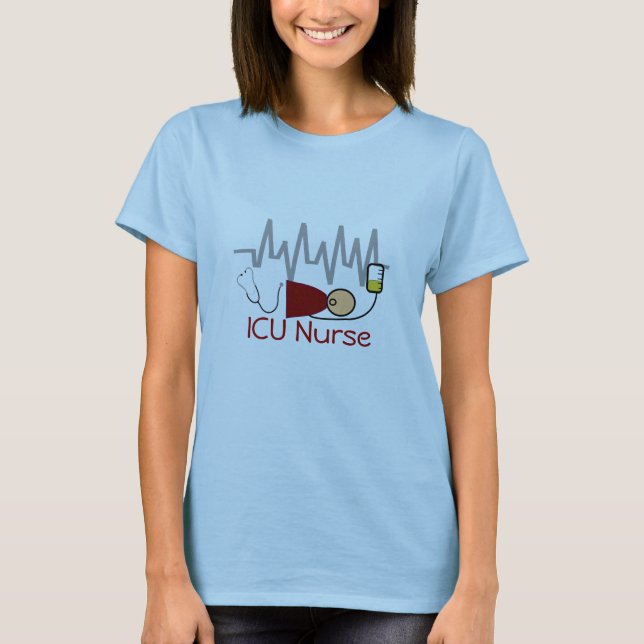 ICU-sjuksköterskat-skjorta T-shirt (Framsida)