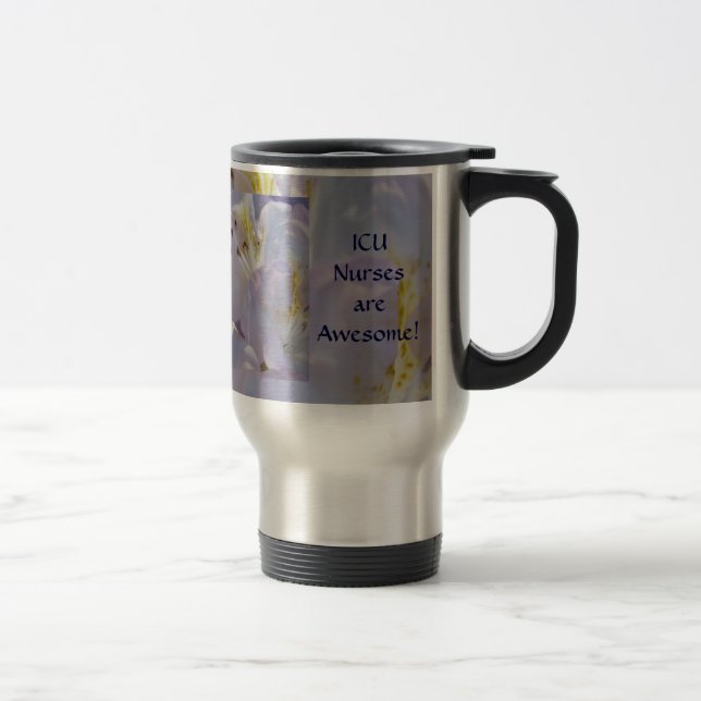 ICU-sjuksköterskor är fantastiska! presenter Blomm Resemugg (Höger)