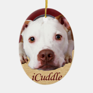 iCuddle Pitbull Julgransprydnad Keramik
