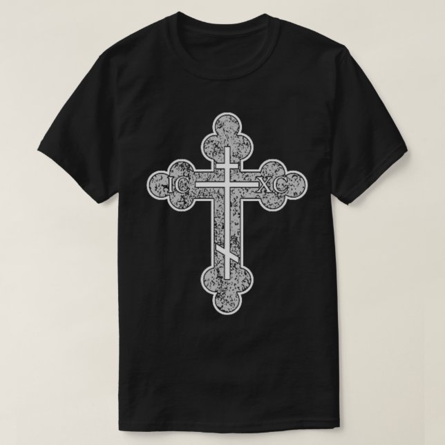 ICXC Kor Östra Ortodox Christianity Jesus Chr T Shirt (Design framsida)