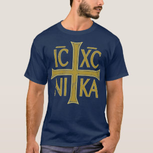 ICXC NIKA Christogram Kor Orthodox Christian Dis T Shirt