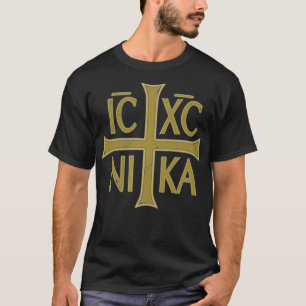 ICXC NIKA Christogram Kor Orthodox Christian Dis T Shirt