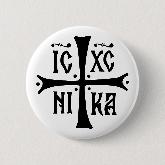 ICXCNIKA kors ortodox religion kristendom symbol Knapp (Framsida)