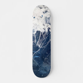 Icy Blue Mountain Summit Skateboard
