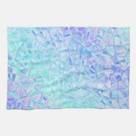 icy iridescence : paper sheet kökshandduk