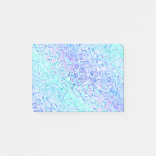 icy iridescence : post-it block (Framsida)