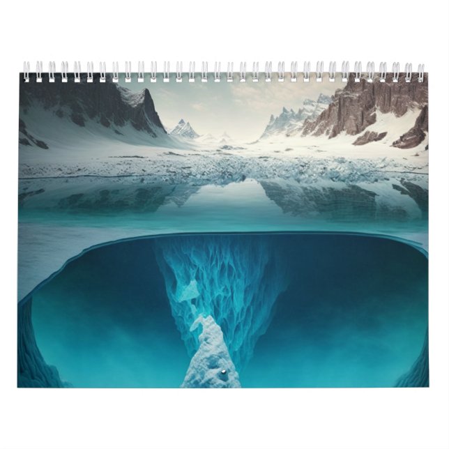 Icy Mountain View Kalender (Omslag)