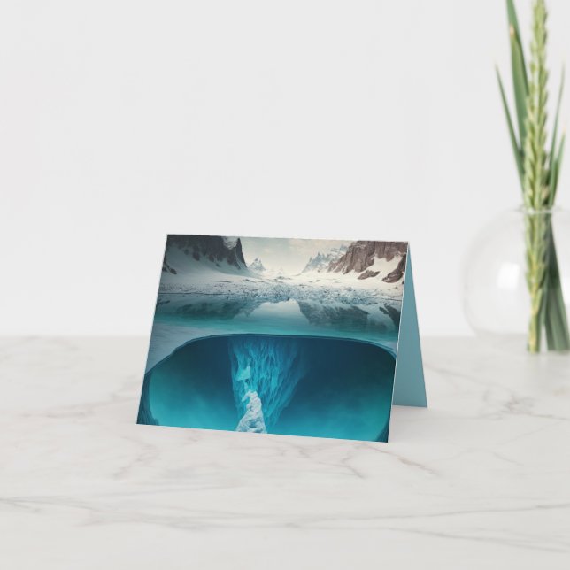 Icy Mountain View Kort (Framsida)