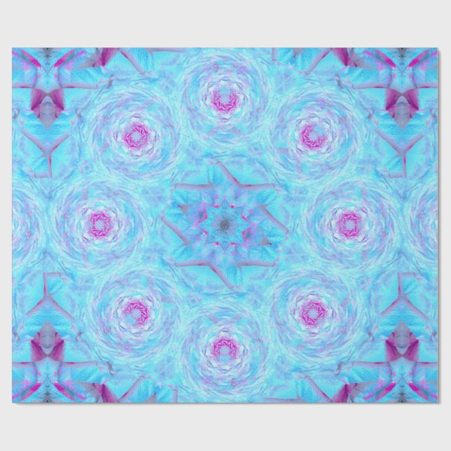 Icy Rose Brooch Presentpapper (Platt)