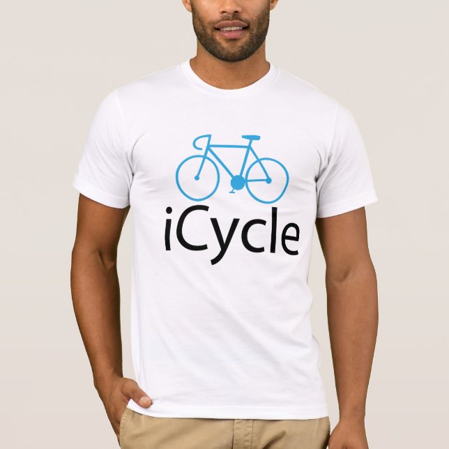 iCycleblåttcykel Tee (Framsida)