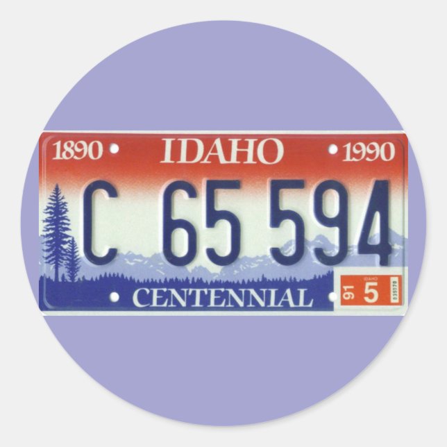 ID91 RUNT KLISTERMÄRKE (Framsida)