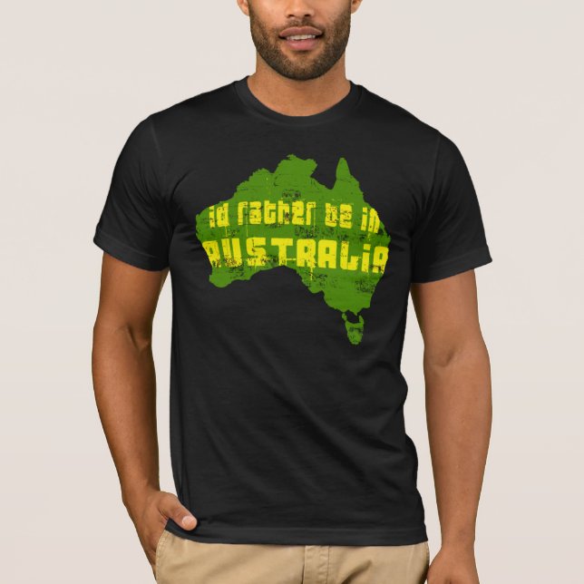 ID är ganska i Australien Aussiesgåvor T Shirt (Framsida)