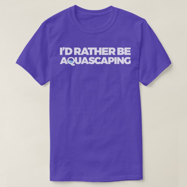Id är i stället Aquascaping T Shirt (Design framsida)
