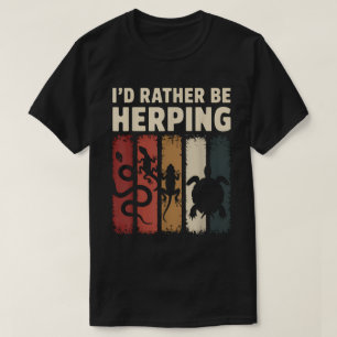ID är snarare att odla reptil och amfibiskt Älskar T Shirt