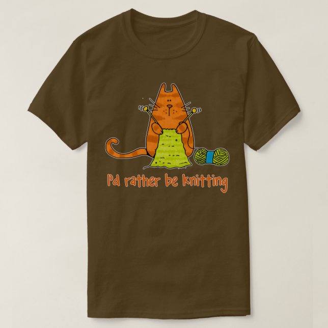 ID är snarare stickande T Shirt (Design framsida)