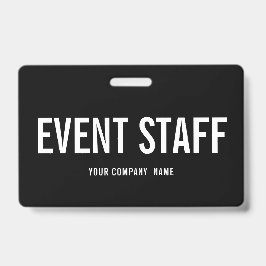 ID-bricka för godkännande av företagshändelseperso