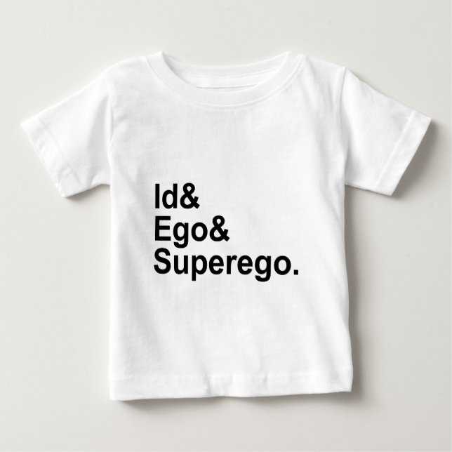 Id Ego Superego | Tre delar av Psyche Tee (Framsida)