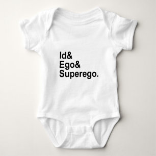 Id Ego Superego   Tre delar av Psyche Tee Shirt