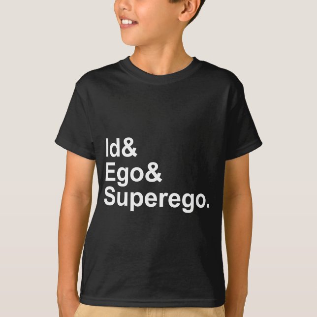 Id Ego Superego | Tre delar av psyket Tröja (Framsida)