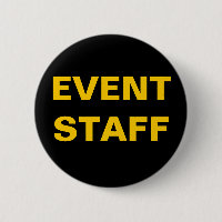 ID-emblem för medarbetare i Black and Guld EVENT