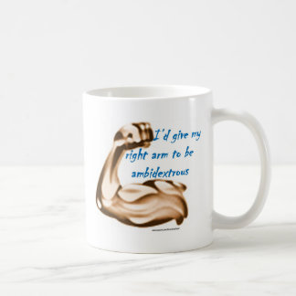 ID-ge min högra arm att vara ambidextert Kaffemugg