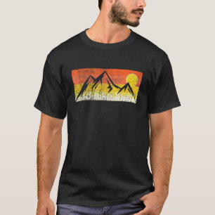 Id Hike That - Hiker Hiking Mountain Sunset Vintag T Shirt