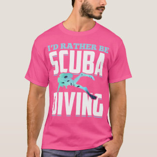 ID i stället för att vara Dyka T Shirt