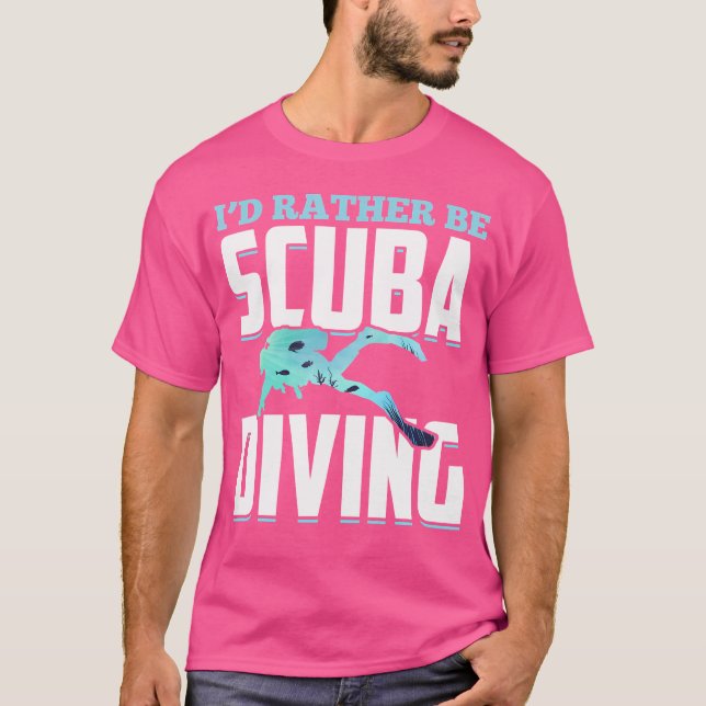 ID i stället för att vara Dyka T Shirt (Framsida)