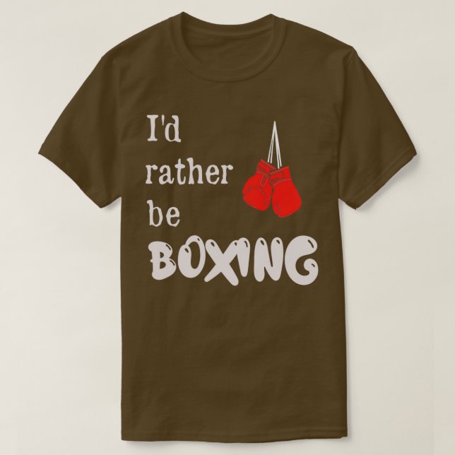 ID i stället för boxning 2 T Shirt (Design framsida)