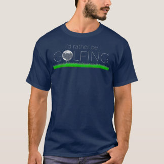 ID i stället för Golfing Golfing T Shirt