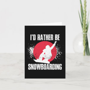 ID i stället för snowboardingtid Kort