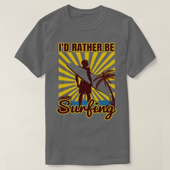 ID i stället för SurfingTShirt-kopia T Shirt (Design framsida)