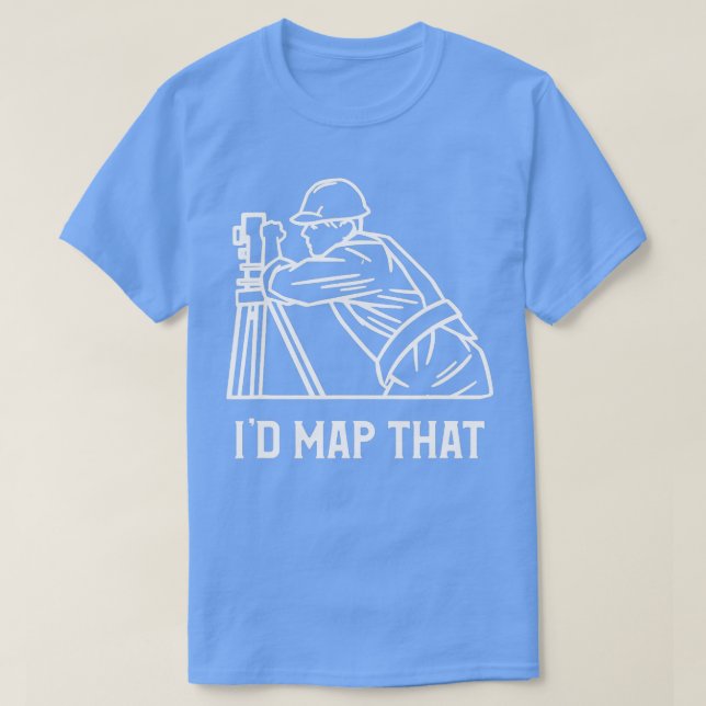ID Karta hat Land Surveyor Geography Surveyor Surv T Shirt (Design framsida)