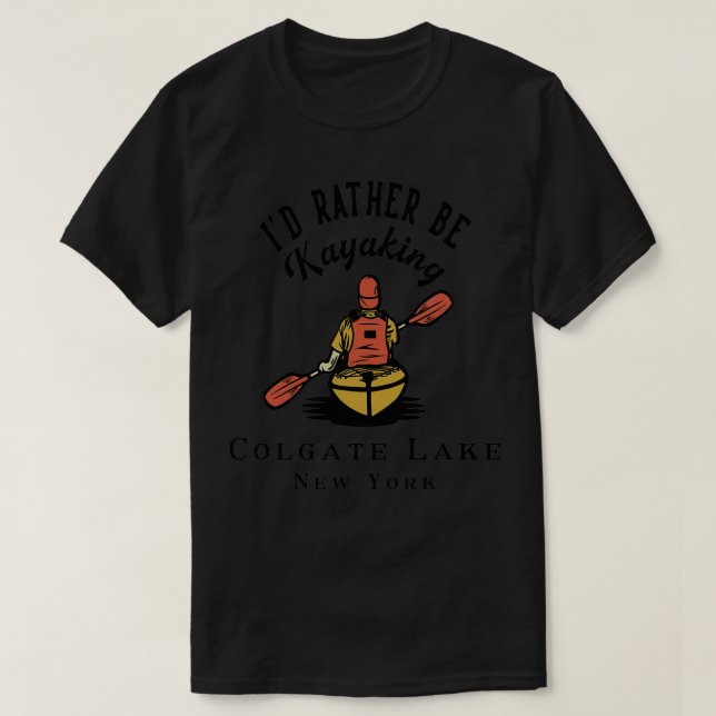 ID: Kayaking Colgate Sjö T Shirt (Design framsida)