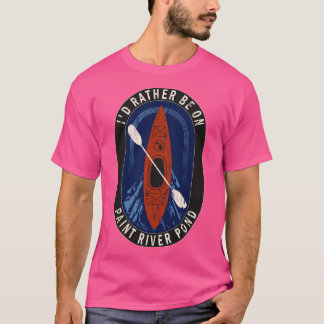 ID: Kayaking on Paint River Pond in MI T Shirt
