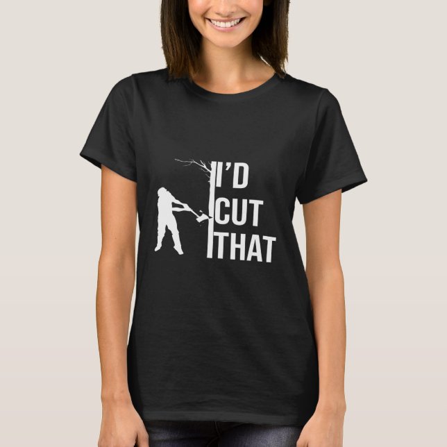 ID Klipp ut den arboristiska skogsskogen T Shirt (Framsida)