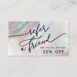 ID-kort för simulerad snäcka Visitkort