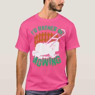 ID: Mower Gardener Gift, i stället för Gräsmatta T Shirt
