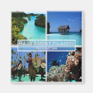 ID Raja Ampat-öarna - Penabuh Suling Tambur - Magnet