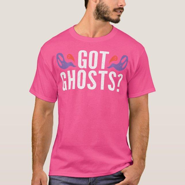 I'D Rather Be Ghost Hunting T Shirt (Framsida)