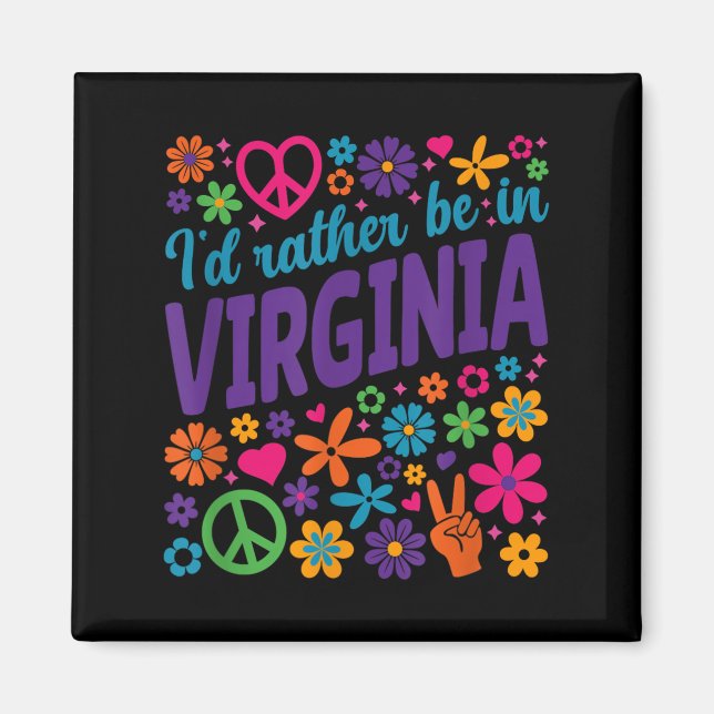 I'd Rather Be In Virginia  Magnet (Framsidan)