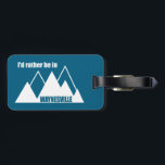 I'd Rather Be In Waynesville Mountain Bagagebricka<br><div class="desc">Nestled between the Great Smoky Mountains and the Blue Ridge Parkway, Waynesville North Carolina serves as a premier basecamp for high-altitude adventures ranging from technical mountain biking at Chestnut Mountain to world-class fly fishing in the pristine Pigeon River. Adrenaline seekers can also tackle the rugged backcountry trails of the Shining...</div>